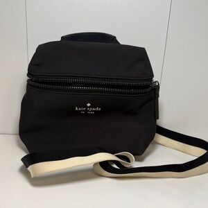kate spade Black Nylon Belt Bag with Contrast Strap